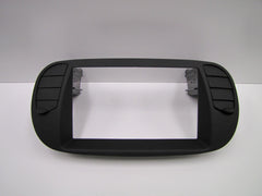 Fiat 500 Matte Black Finish Double DIN 2-DIN Dash Installation Kit