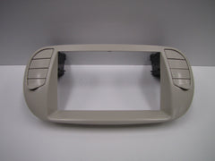 Fiat 500 Matte Black Finish Double DIN 2-DIN Dash Installation Kit